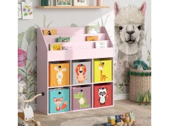 Estantería infantil rosa 107.2x31.2x114.2 luigi