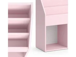 Estantería infantil rosa 72x30.7x79 luigi