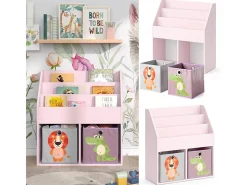 Estantería infantil rosa 72x30.7x79 luigi