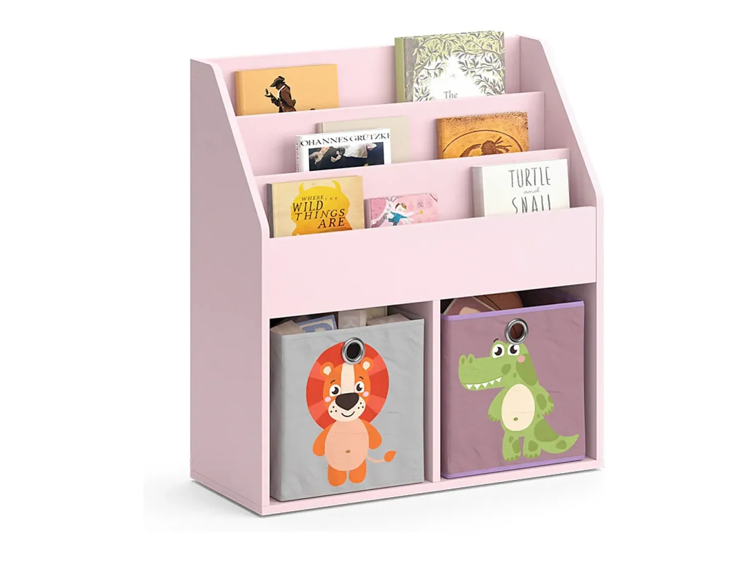 Estantería infantil rosa 72x30.7x79 luigi