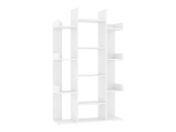 Estantería librería madera contrachapada blanco 86x25,5x140 cm