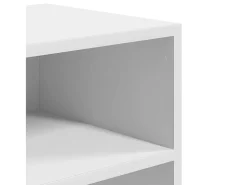Estantería librería madera de ingeniería blanca 60x30x71,5 cm