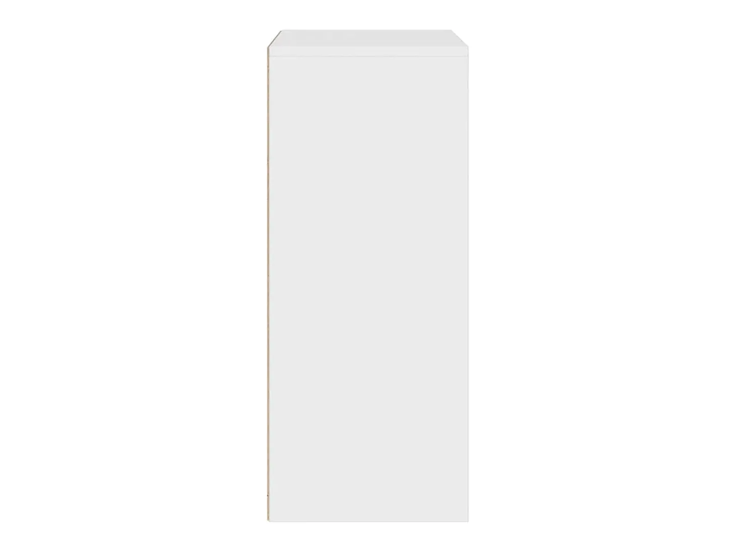 Estantería librería madera de ingeniería blanca 60x30x71,5 cm