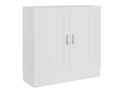 Estantería librería madera contrachapada blanco 82,5x30,5x80 cm