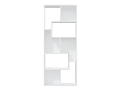 Estantería librería madera contrachapada blanco 67x24x161 cm