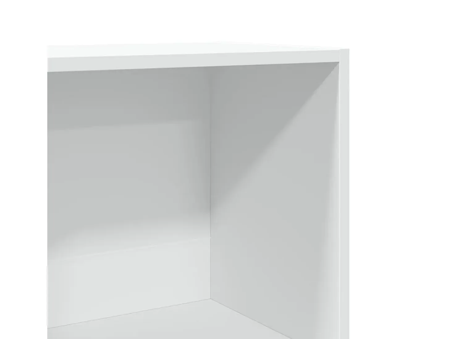 Estantería librería madera de ingeniería blanco 40x30x189 cm