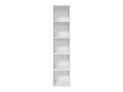 Estantería librería madera de ingeniería blanco 40x30x189 cm