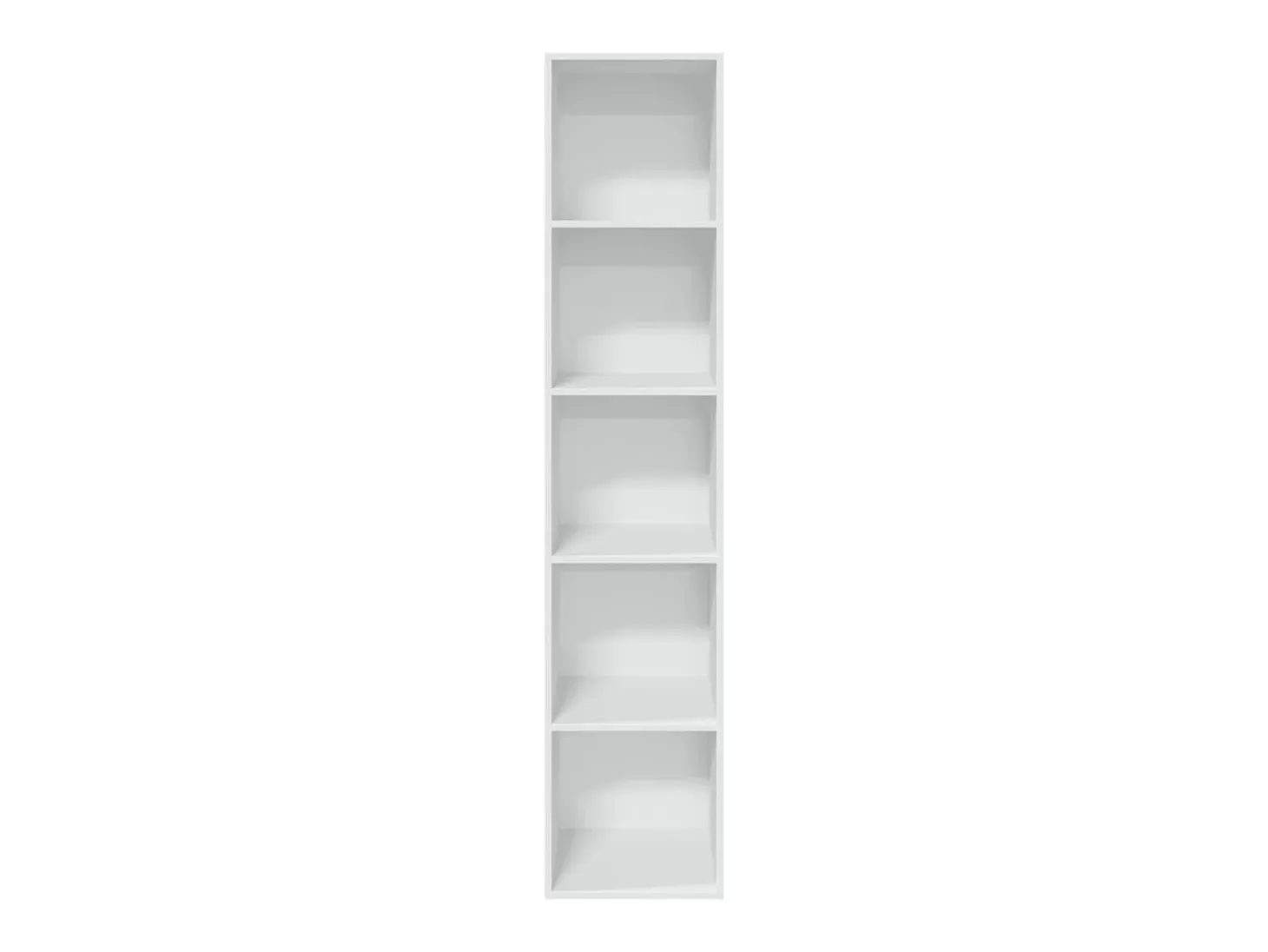 Estantería librería madera de ingeniería blanco 40x30x189 cm