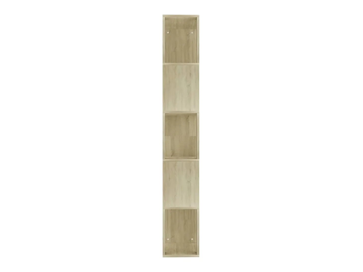 Estantería madera contrachapada color roble Sonoma 45x24x159 cm