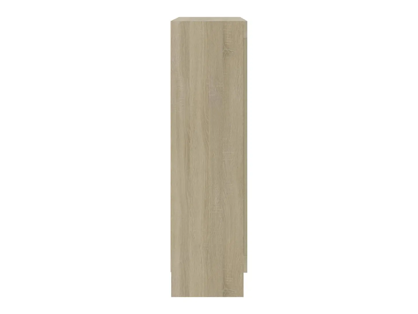 Estantería madera contrachapada color roble 82,5x30,5x115 cm
