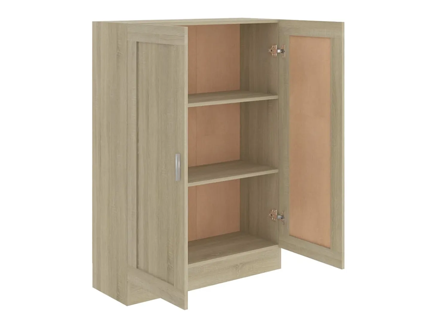 Estantería madera contrachapada color roble 82,5x30,5x115 cm