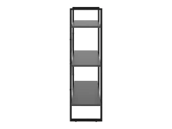 Estantería madera contrachapada gris 80x30x105 cm