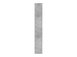 Estantería madera contrachapada gris hormigón 155x24x160cm