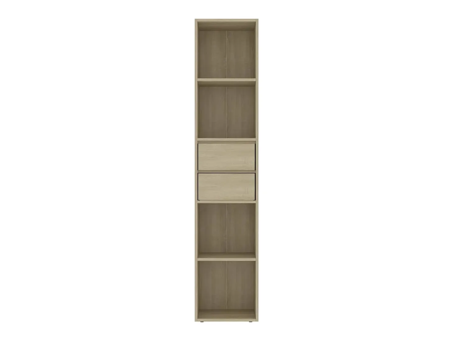 Estantería madera contrachapada color roble Sonoma 36x30x171 cm