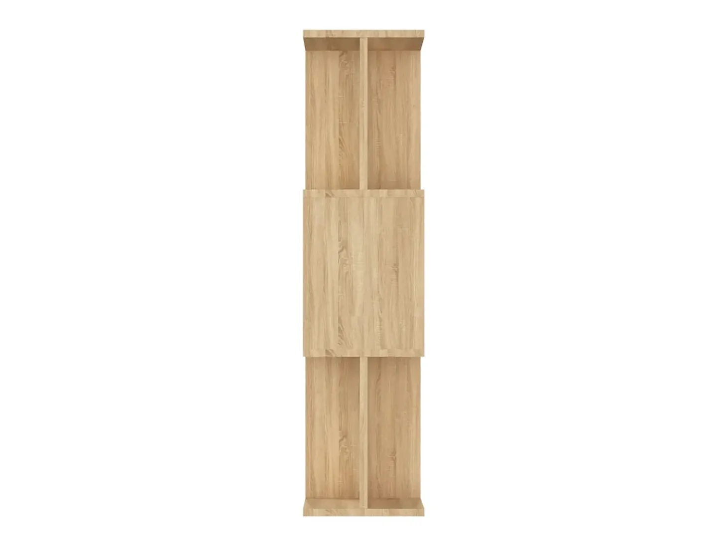 Estantería madera contrachapada color roble Sonoma 80x24x96 cm