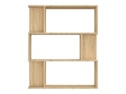 Estantería madera contrachapada color roble Sonoma 80x24x96 cm