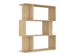 Estantería madera contrachapada color roble Sonoma 80x24x96 cm