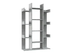 Estantería madera contrachapada gris Sonoma 86x25,5x140 cm