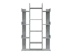 Estantería madera contrachapada gris Sonoma 86x25,5x140 cm