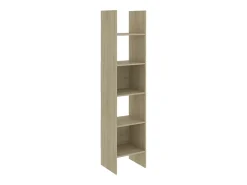 Estantería madera contrachapada color roble Sonoma 40x35x180 cm