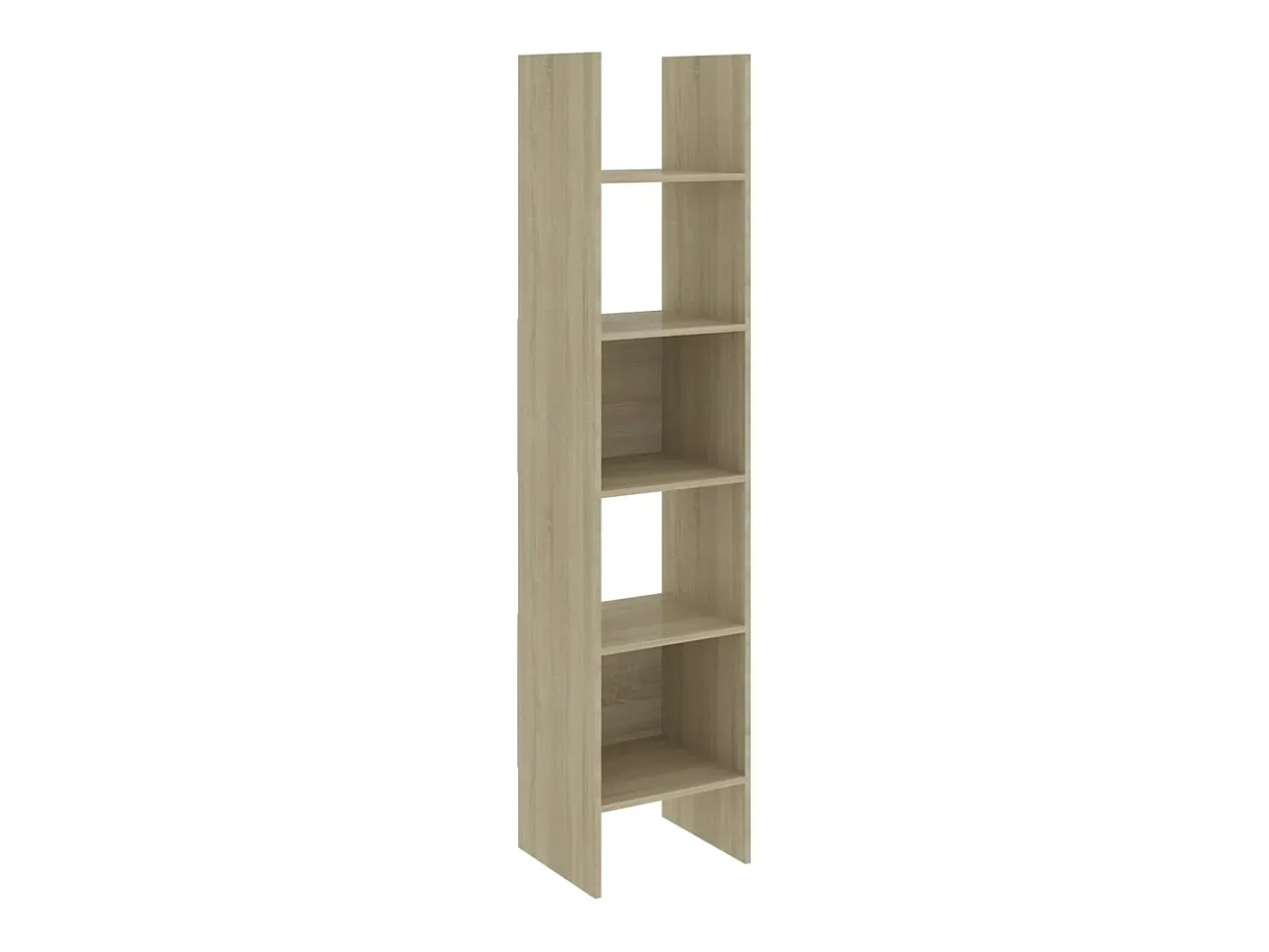Estantería madera contrachapada color roble Sonoma 40x35x180 cm