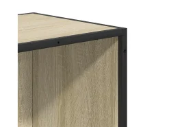 Estantería madera contrachapada color roble 60x35x107,5 cm