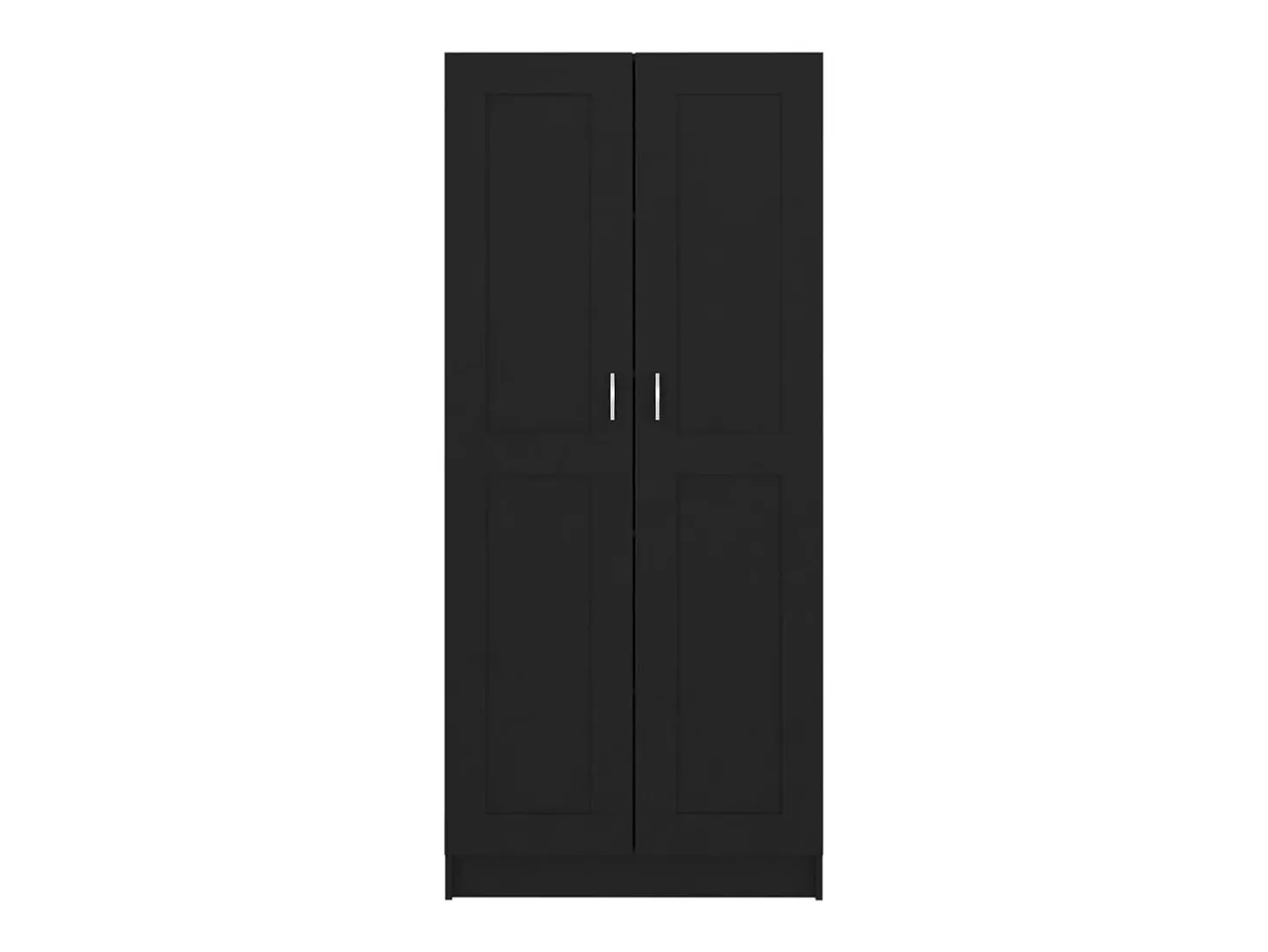 Estantería madera contrachapada negro 82,5x30,5x185,5 cm