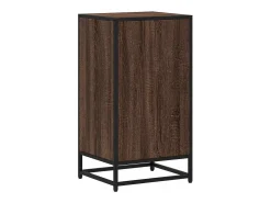 Estantería madera de ingeniería color marrón roble 40x35x76 cm