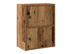 Estantería madera de ingeniería color envejecido 40x24x52 cm