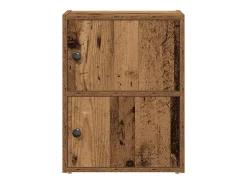 Estantería madera de ingeniería color envejecido 40x24x52 cm