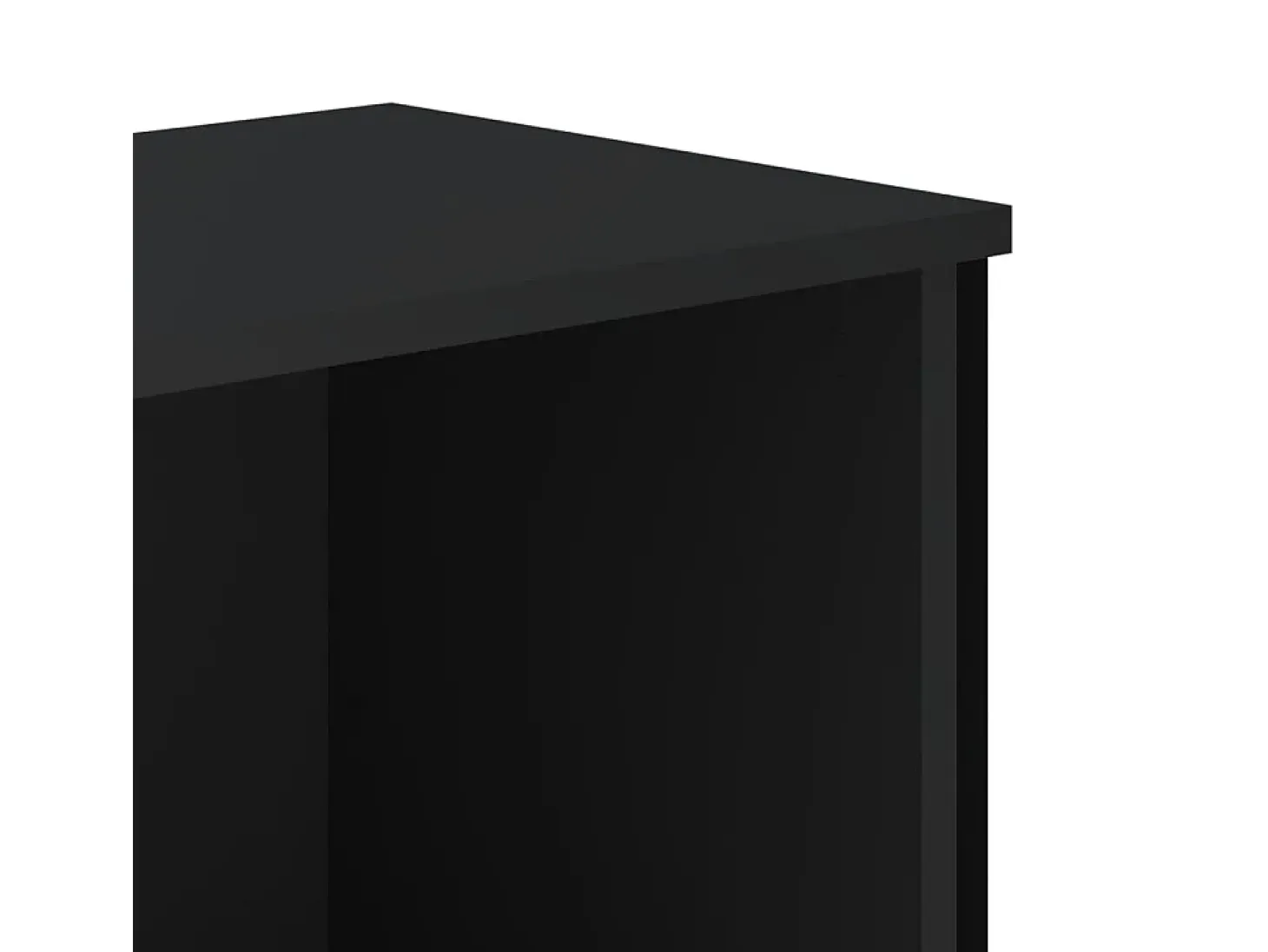 Estantería madera de ingeniería negro 50x31x74,5 cm