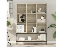 Estantería madera de ingeniería roble Sonoma 102x30x141,5 cm