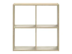 Estantería madera de ingeniería roble Sonoma 68,5x32x68,5 cm