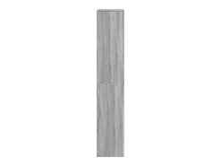 Estantería madera de ingeniería gris Sonoma 100x33x175 cm