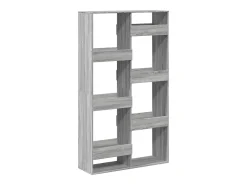 Estantería madera de ingeniería gris Sonoma 100x33x175 cm