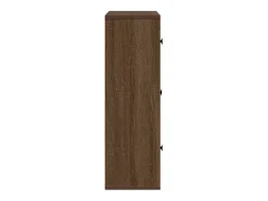 Estantería madera de ingeniería marrón roble 60x24x76,5 cm