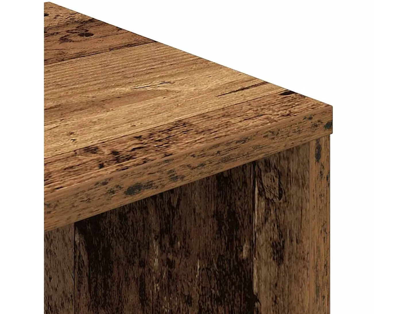 Estantería madera de ingeniería envejecida 34x31x112 cm