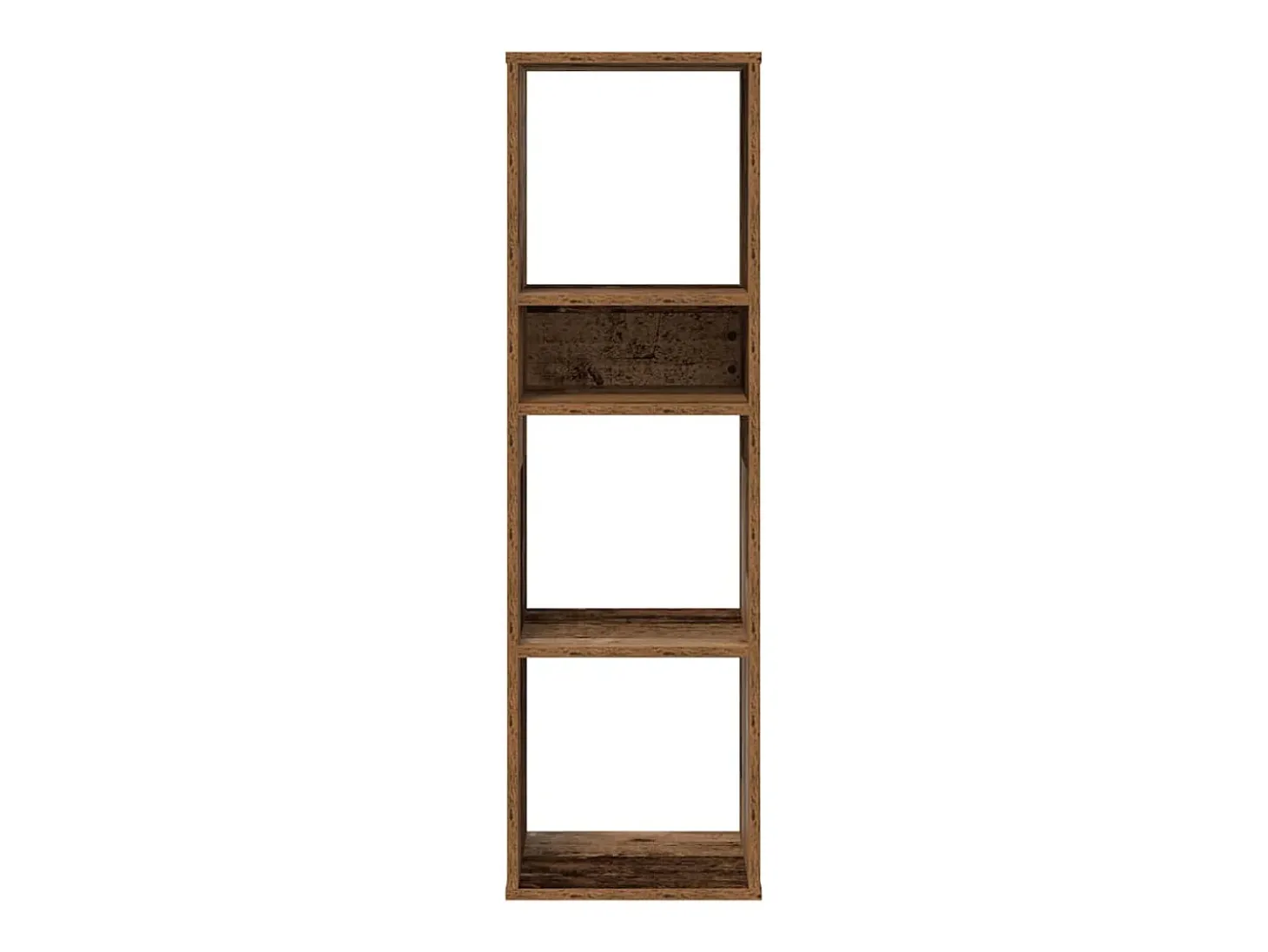 Estantería madera de ingeniería envejecida 34x31x112 cm