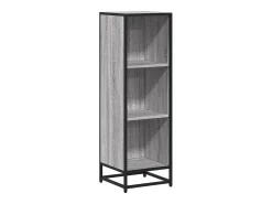 Estantería madera de ingeniería gris Sonoma 33,5x33x107,5 cm