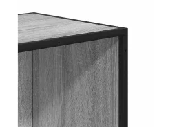 Estantería madera de ingeniería gris Sonoma 33,5x33x107,5 cm