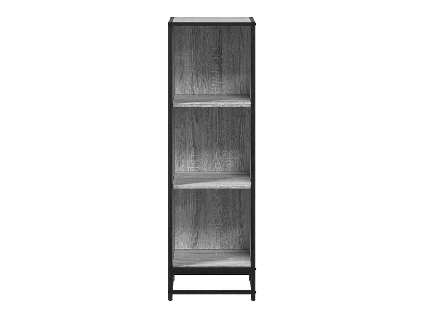 Estantería madera de ingeniería gris Sonoma 33,5x33x107,5 cm