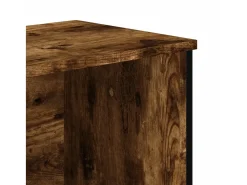 Estantería madera de ingeniería roble ahumado 50x31x106 cm