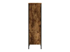 Estantería madera de ingeniería roble ahumado 50x31x106 cm
