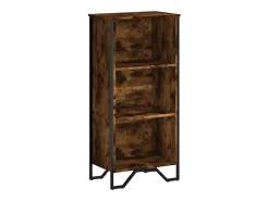 Estantería madera de ingeniería roble ahumado 50x31x106 cm