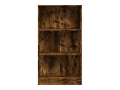 Estantería madera de ingeniería roble ahumado 60x24x109 cm