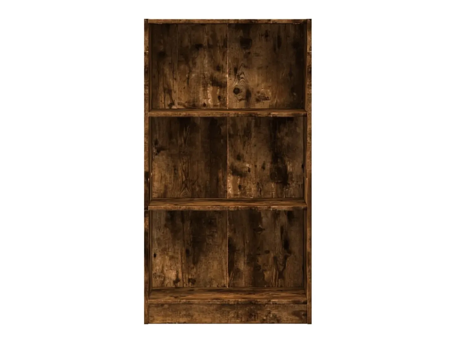 Estantería madera de ingeniería roble ahumado 60x24x109 cm