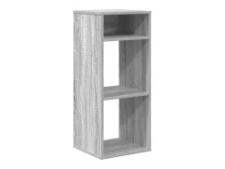Estantería madera de ingeniería color gris sonoma 34x31x80 cm