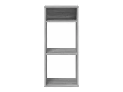 Estantería madera de ingeniería color gris sonoma 34x31x80 cm