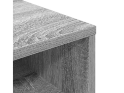 Estantería madera de ingeniería color gris sonoma 34x31x80 cm