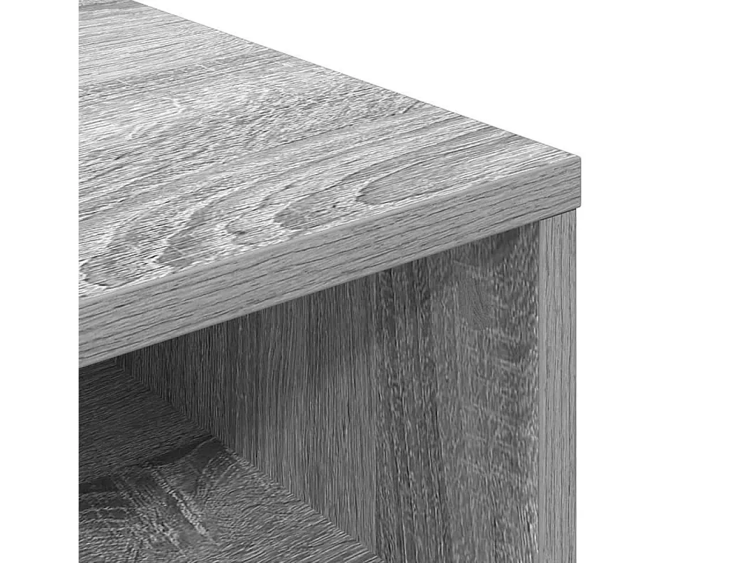 Estantería madera de ingeniería color gris sonoma 34x31x80 cm